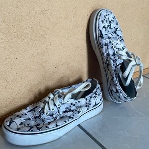 VANS with butterfly design